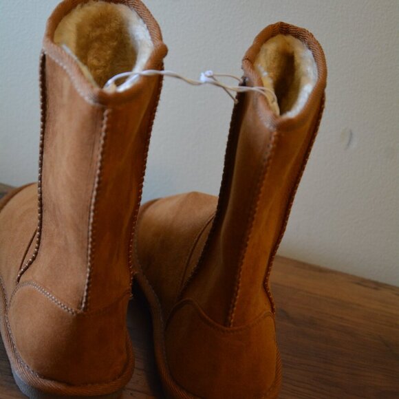 Harper Canyon Girls Tan Emmerson Booties Boots Pull On - Picture 2 of 8